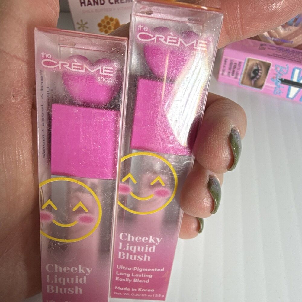 Assorted Full Size Lot: The Crème Shop Blush/Hand Cream, NYX Vivid Liner - Picture 2 of 10